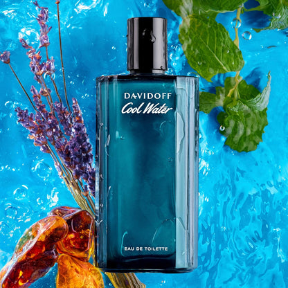 Davidoff Set Cool Water 3 pz para Hombre Fragancia Aromática Acuática con Notas de Agua de Mar y Menta