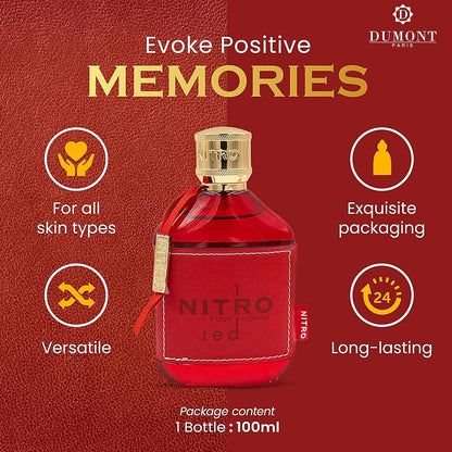 Dumont Nitro Red Pour Homme 100Ml Edp Spray - Hombre