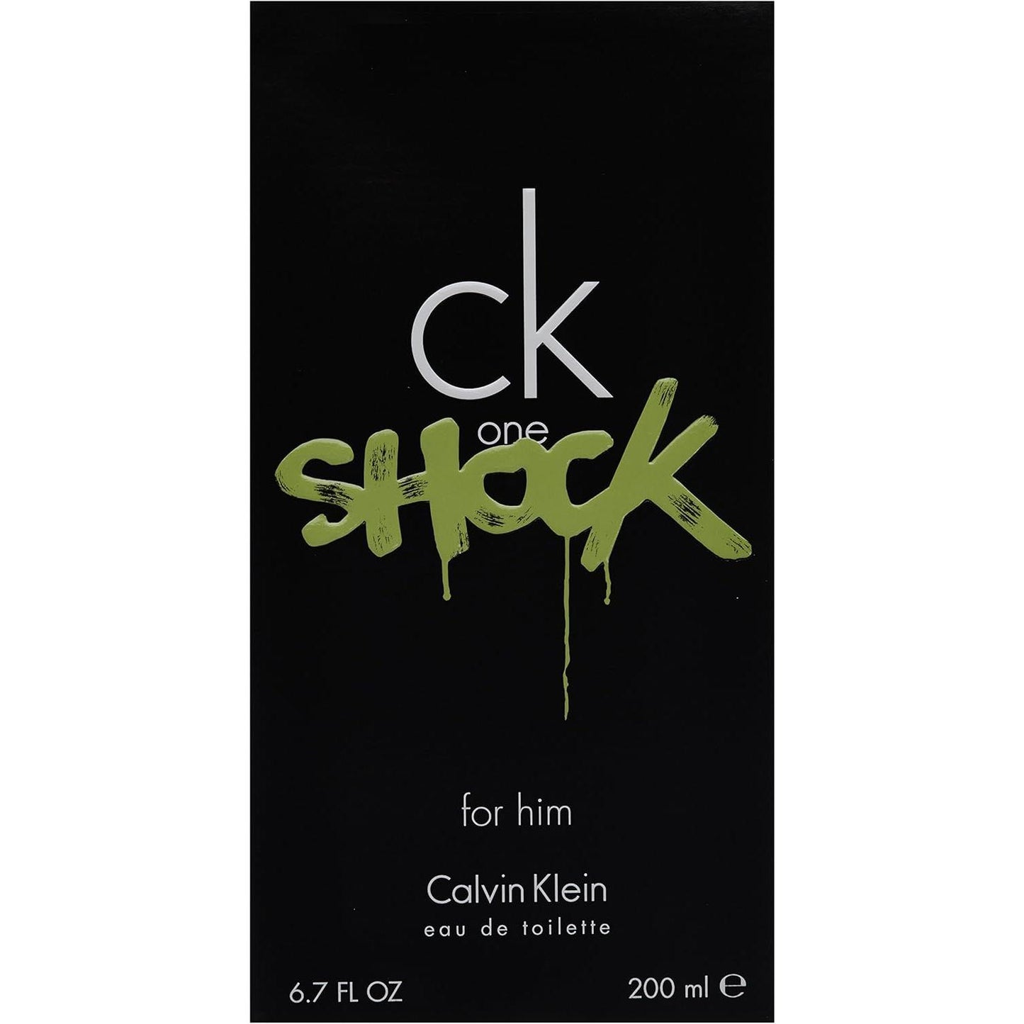 Ck One Shock Calvin Klein 200 ml Edt Spray - Perfume Original Para Hombre