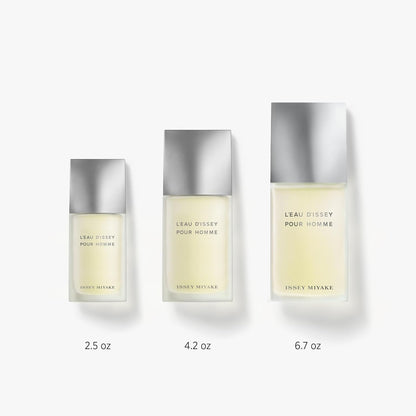 Issey Miyake L'Eau D'Issey Pour Homme 125 ml Edt Spray Fragancia Amaderada Acuática para Hombres Notas de Cilantro y Vetiver de Tahití