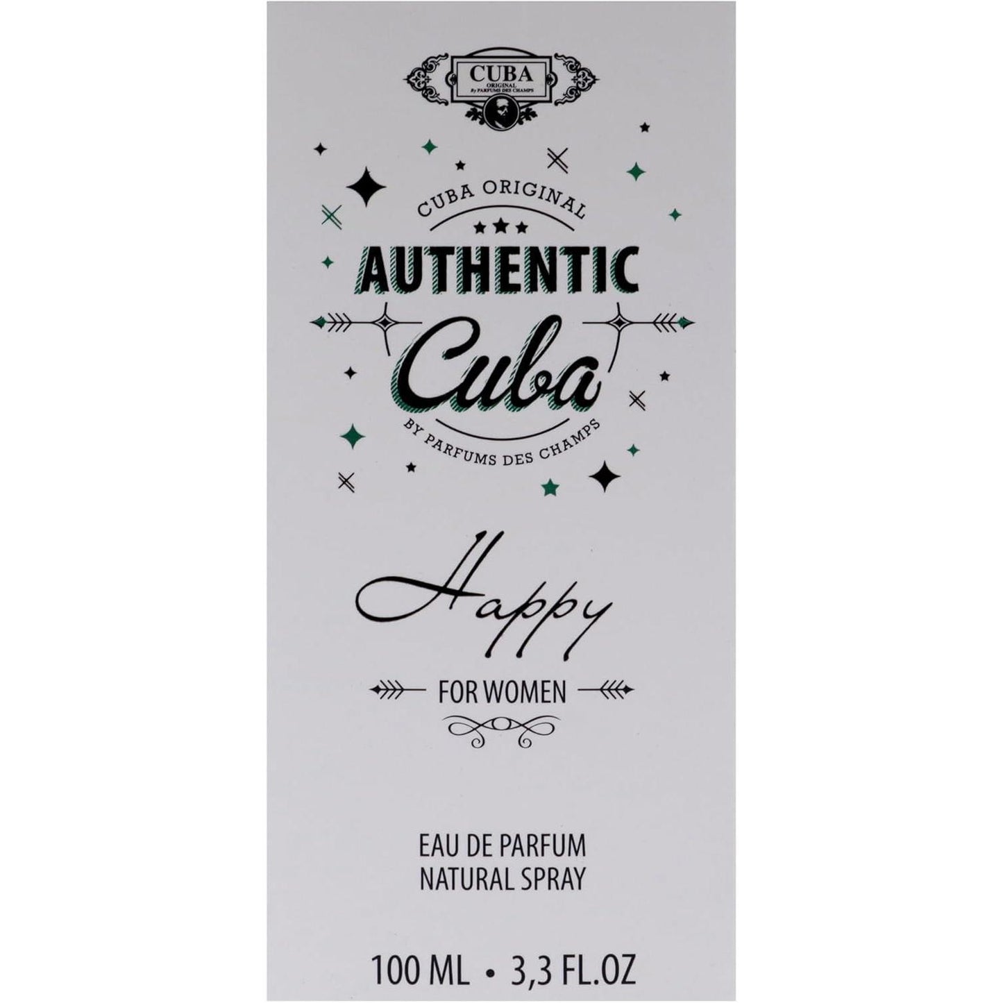 Authentic Cuba Happy Des Champs 100 ml Edp Spray - Mujer