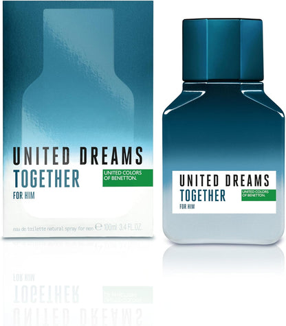 Benetton United Dreams Together For Him 100 ml Edt Spray - Hombre