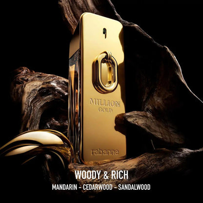 Set Million Gold Intense 3Pzs 100Ml Edp Spray/ Desodorante 150Ml Spray 100Ml/ 10Ml Edt Spray - Hombre