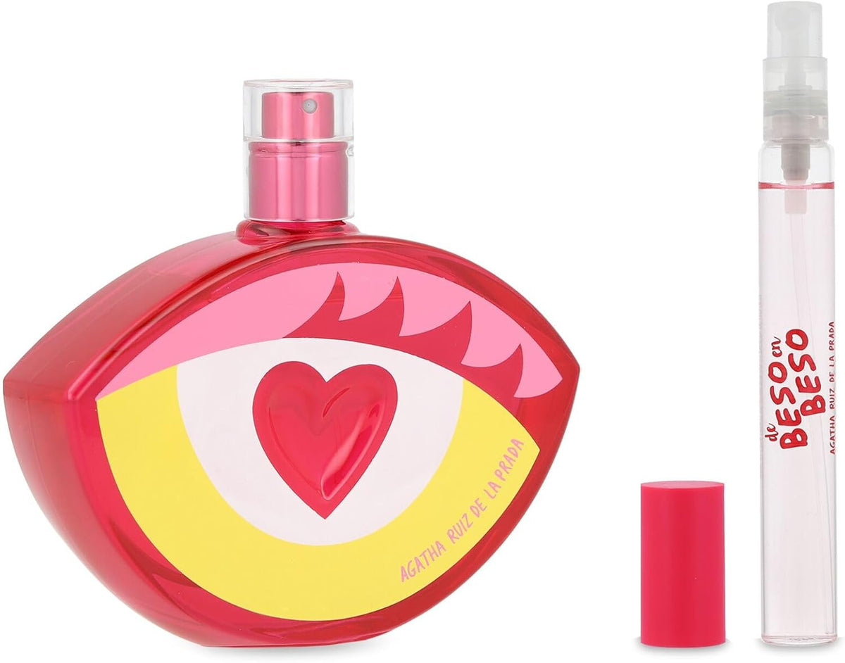 Set Agatha Look 2Pzs 80Ml Edt Spray/ De Beso En Beso 10Ml Edt Spray - Mujer