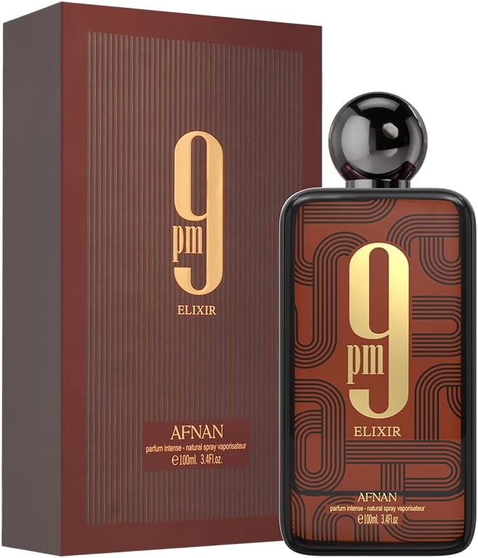 9pm Elixir Unisex Afnan 100 ml Parfum Intense Spray