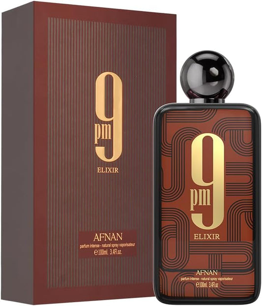 9pm Elixir Unisex Afnan 100 ml Parfum Intense Spray - Unsex
