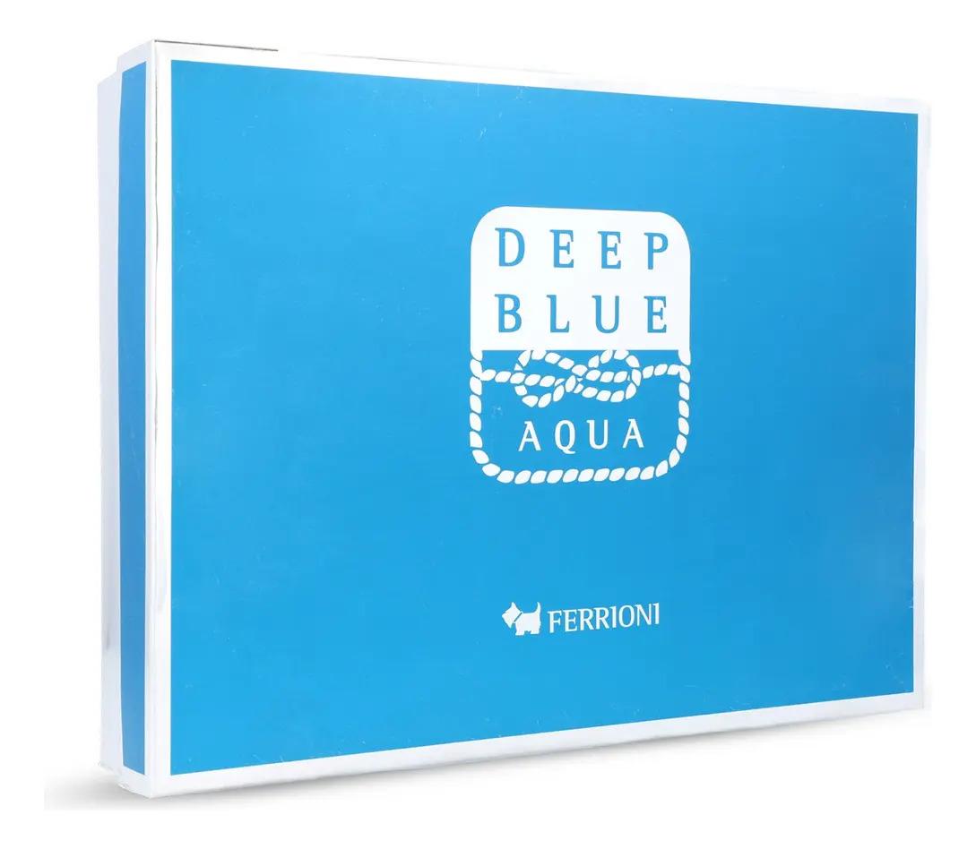 Set Ferrioni Deep Blue Aqua 3Pz 100Ml Edt Spray - Hombre