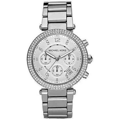 Michael Kors Reloj Mk5353 para Mujer con Diseño Elegante y Detalles Brillantes en el Borde del Dial
