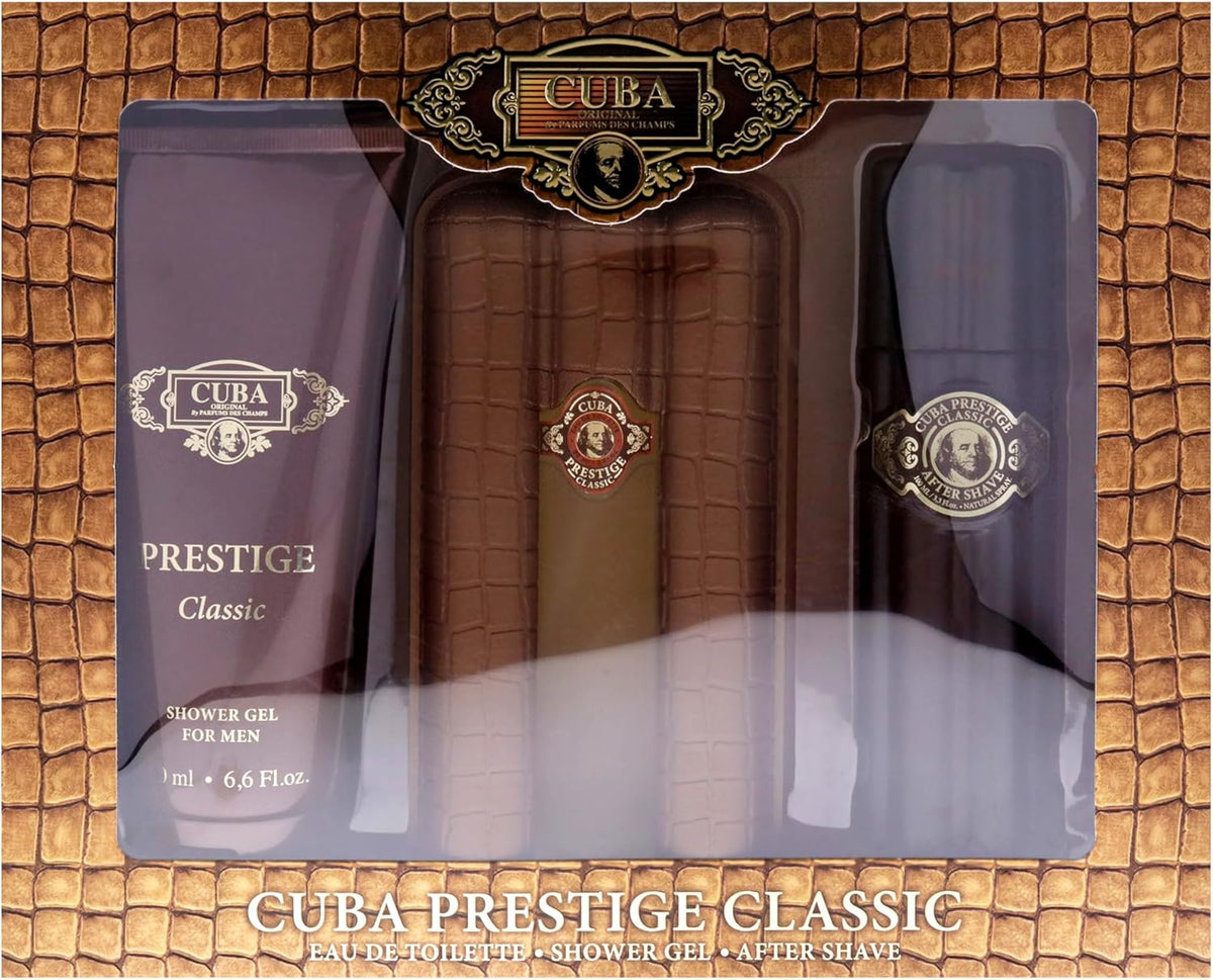 Cuba Set Prestige Classic Des Champs 3 pz - Hombre