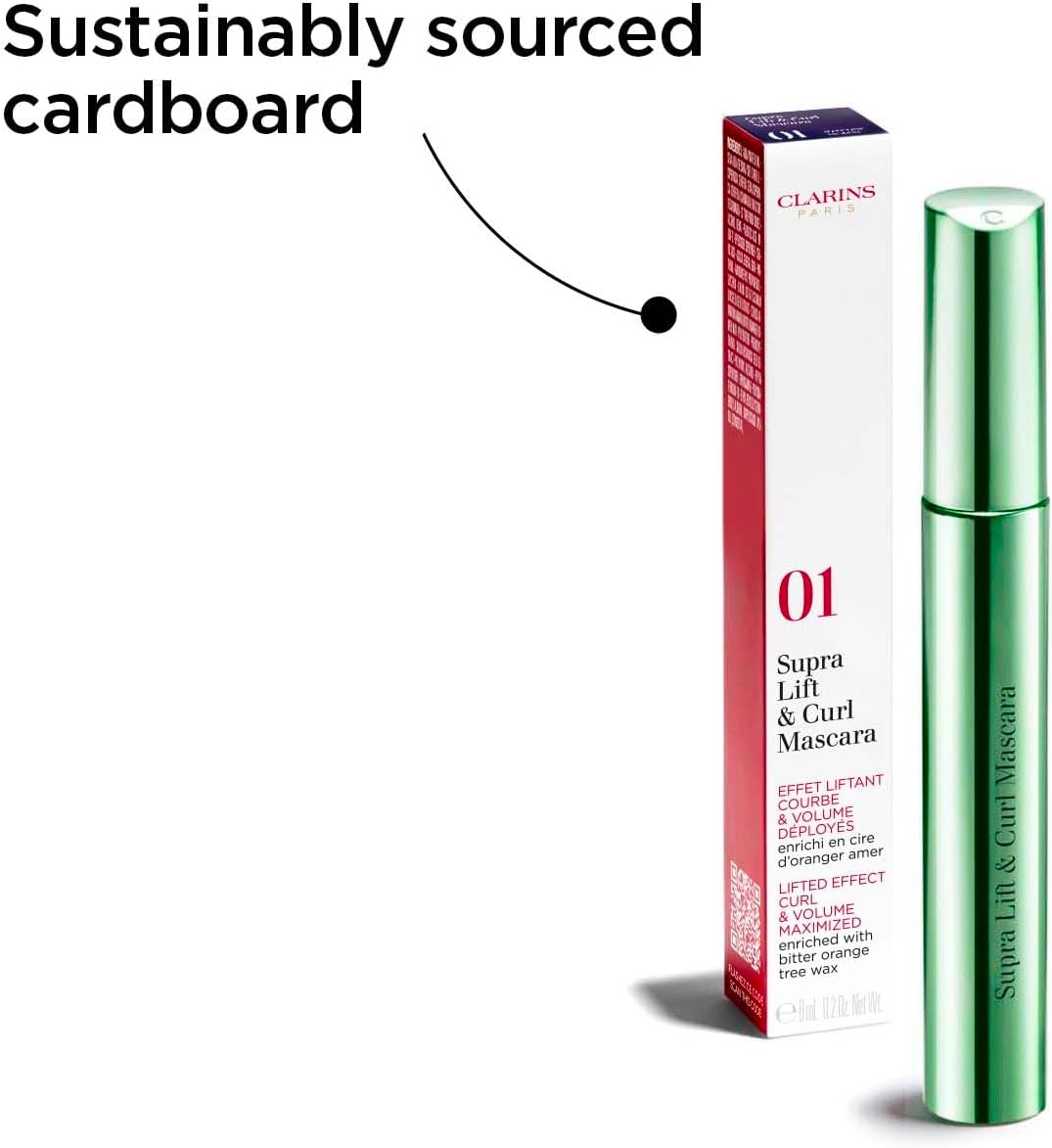 Mascara Para Pestañas Supra Lift & Curl Mascara -Intense Black 8Ml - Mujer