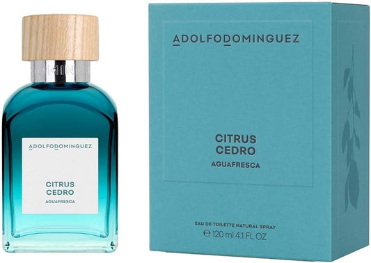 Agua Fresca Citrus Cedro Caballero Adolfo Dominguez 120 ml Edt Spray - Hombre