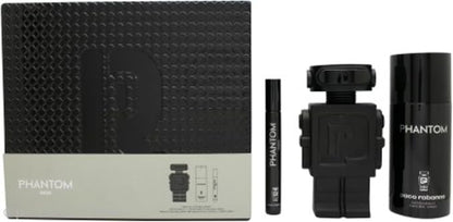 Set Phantom Parfum 3Pzs 100Ml Edp Spray/ Desodorante 150Ml Spray/ 10Ml Edp Spray - Hombre