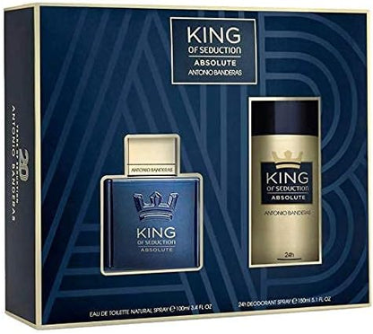 Set King Of Seduction Absolute 2Pz 100Ml Edt Spray - Hombre