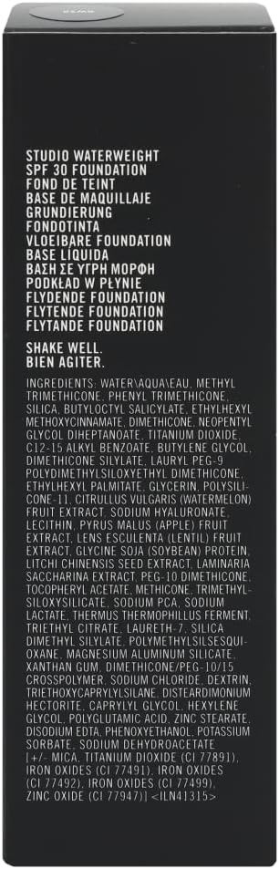 Base Liquida Studio Waterweight Spf 30 Foundation -Nw20 30Ml - Mujer