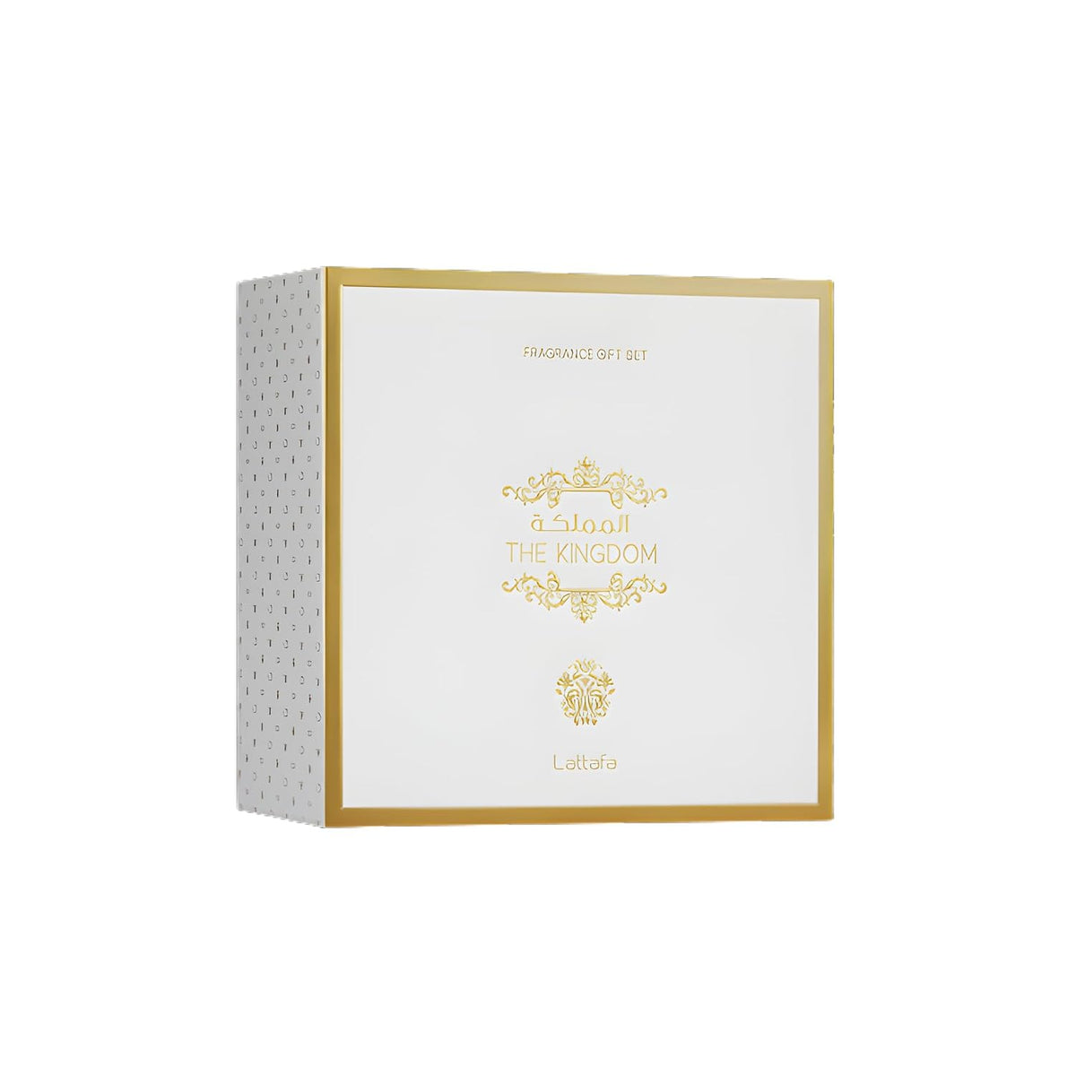 Set Lattafa The Kingdom 3Pzs 100Ml Edp Spray/ 100Ml Shower Gel/ 12Ml Edp Spray - Hombre