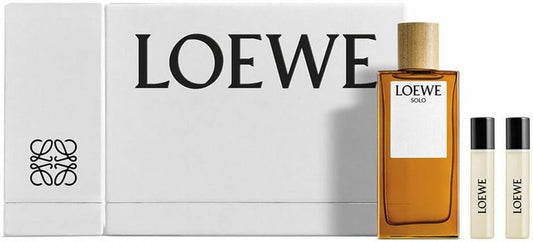 Set Loewe Solo 3Pzs 100Ml Edt Spray/ Solo 10Ml Edt Spray/ Vulcan 10Ml Edp Spray - Hombre