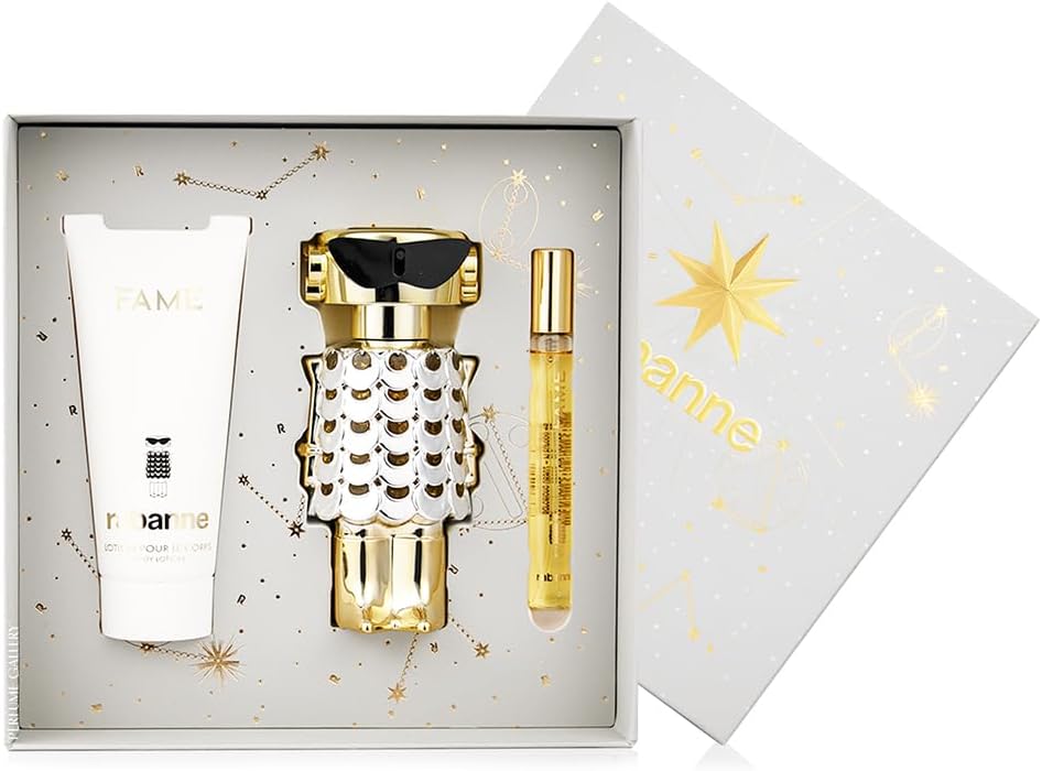 Set Fame 3Pzs 80Ml Edp Spray/ Body Lotion 100Ml/ 10Ml Edp Spray - Mujer