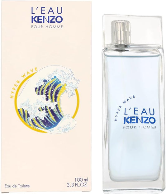 L'Eau Kenzo Hyper Wave Pour Homme 100Ml Edt Spary - Hombre