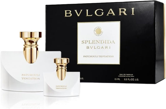 Set Bvlgari Splendida Patchouli Tentation 2Pzs 100Ml Edp Spray/ 15Ml Edp Spray - Mujer