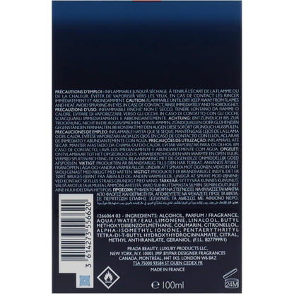 Prada Luna Rossa Ocean 100Ml Edt Spray - Hombre