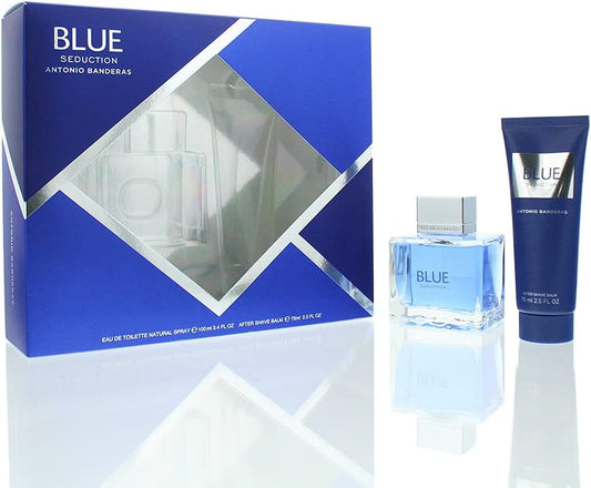 Set Blue Seduction 2Pz 100Ml Edt Spray/ After Shave 75Ml - Hombre