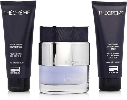 Set Rue Broca Theoreme Homme 3Pzs 90Ml Edp Spray/ Shower Gel 100Ml/ After Shave 100Ml - Hombre