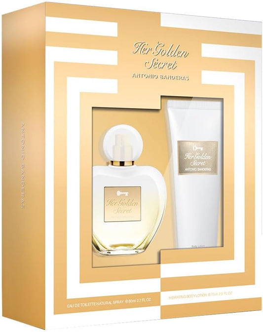 Set The Golden Secret Antonio Banderas 2Pz - Mujer