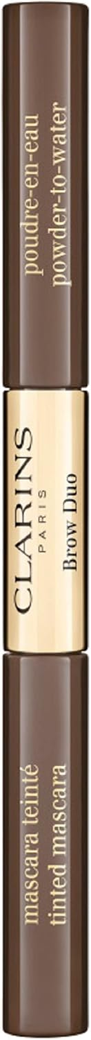 Clarins Gel Para Cejas Brow Powder & Tinted Brow Gel Duo -04 Medium Brown 1.8G / 1G - Mujer