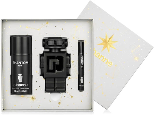 Set Phantom Parfum 3Pzs 100Ml Edp Spray/ Desodorante 150Ml Spray/ 10Ml Edp Spray - Hombre