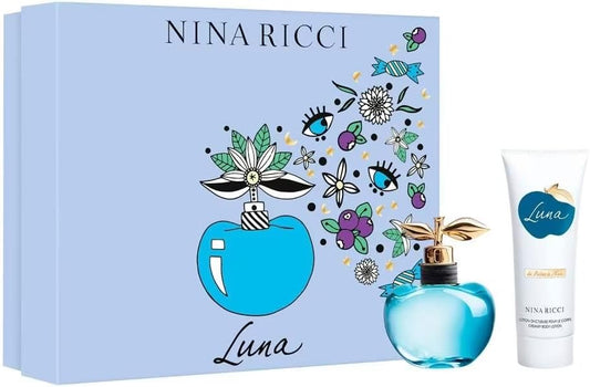 Set Nina Ricci Luna 2Pz 80Ml Edt Spray/ Body Lotion 100Ml - Mujer