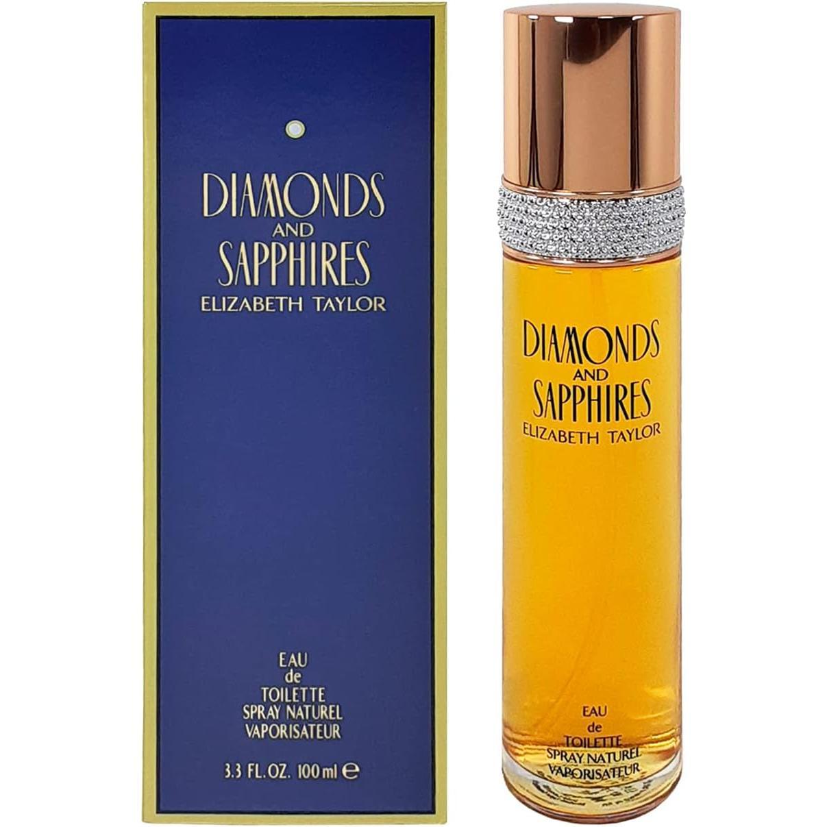 Diamonds and Sapphires Elizabeth Taylor 100 Edt Spray - Mujer
