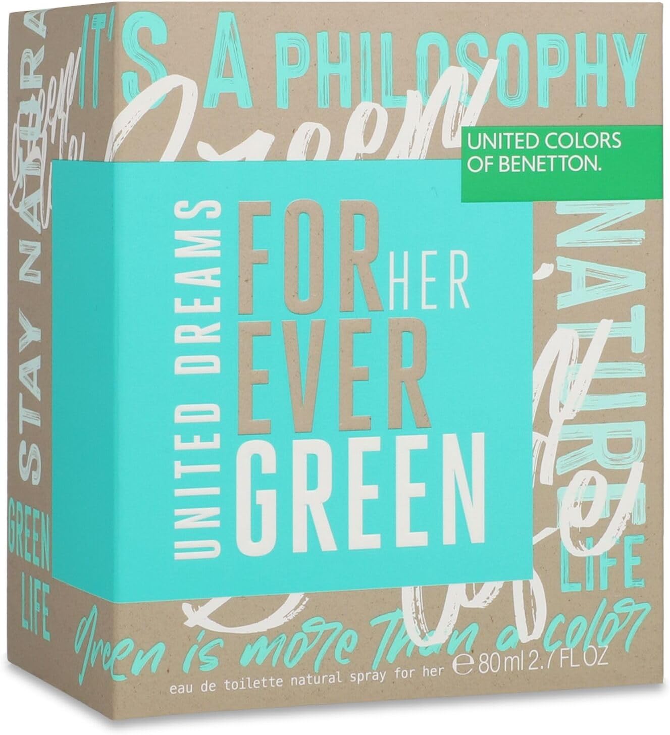 Benetton Forever Green 80Ml Edt Spray - Mujer