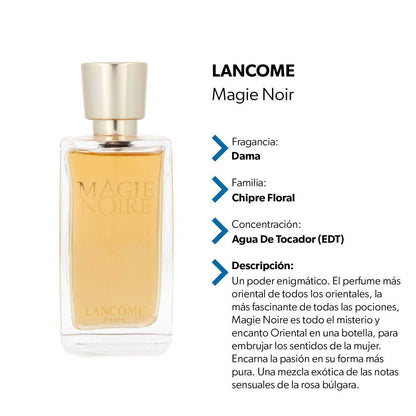 Magie Noire (Magia Negra) Dama Lancome 75 ml Edt Spray - Mujer