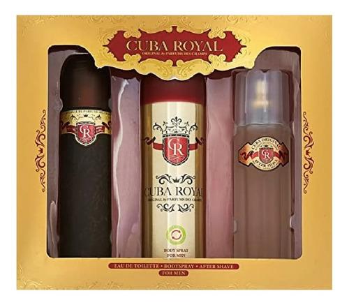 Set Cuba Royal For Men Des Champs 3 Pz - Hombre