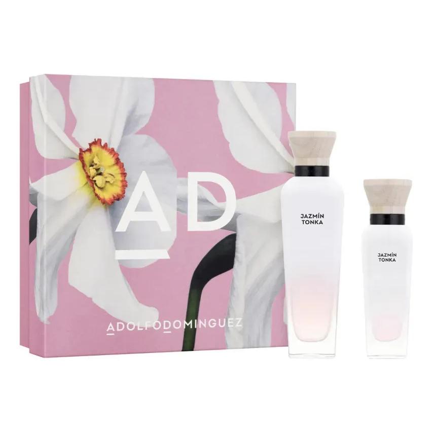 Set Adolfo Dominguez Jazmin Tonka 2Pzs 120Ml Edp Spray/ 60Ml Edp Spray - Mujer
