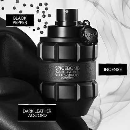 Viktor & Rolf Spicebomb Dark Leather 90Ml Edp Spray - Hombre