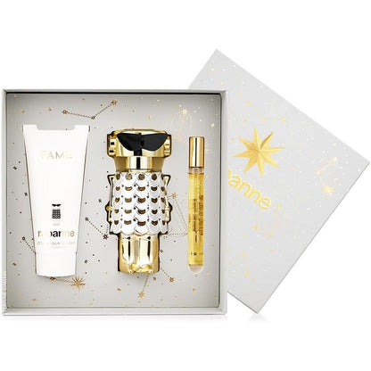 Set Fame 3Pzs 80Ml Edp Spray/ Body Lotion 100Ml/ 10Ml Edp Spray - Mujer