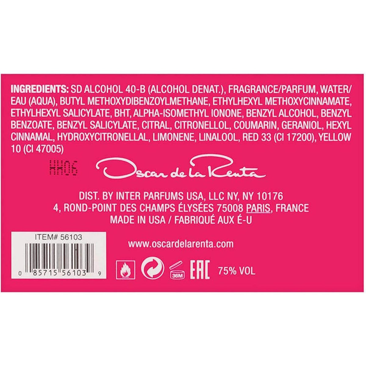 Oscar De La Renta Extraordinary 90Ml Edp Spray - Mujer