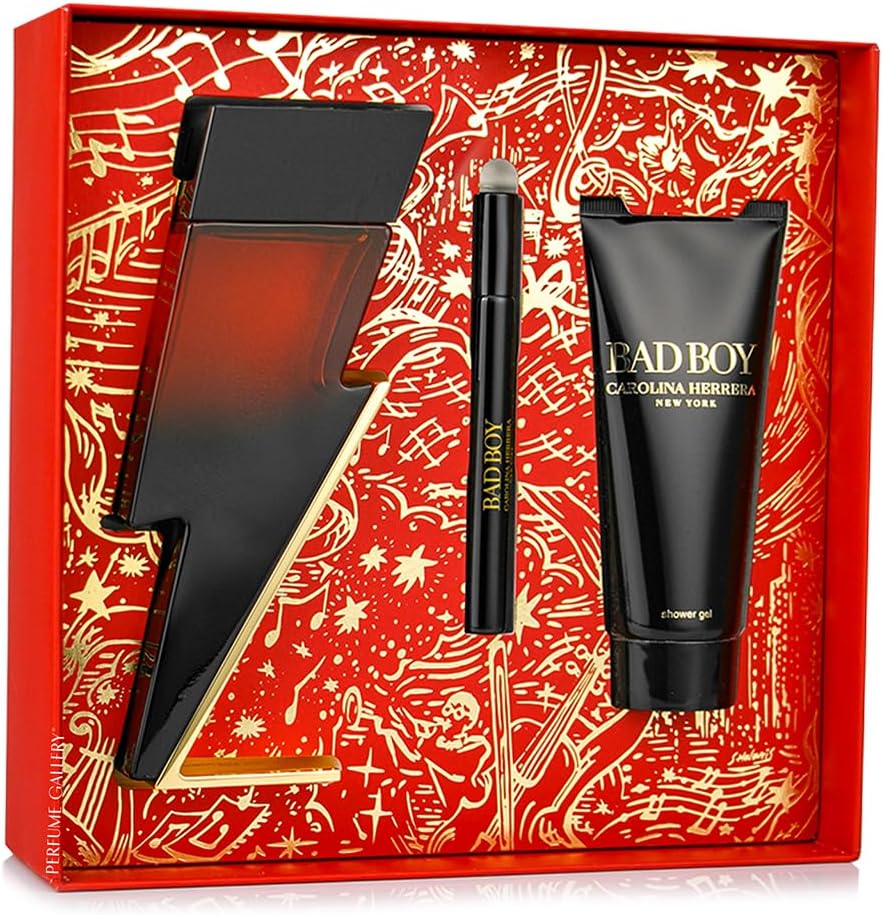 Set Bad Boy Elixir 3Pzs 100Ml Edp Spray/ Shower Gel 100Ml/ 10Ml Edp Spray - Hombre