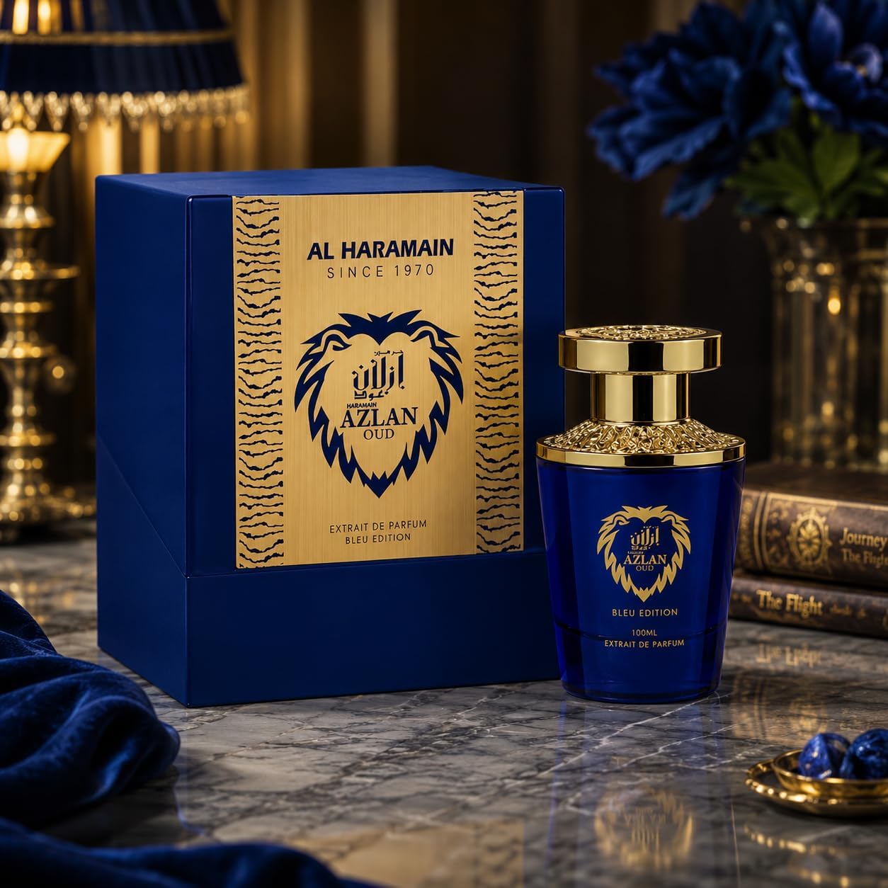 Al Haramain Azlan Oud Bleu 100Ml Extracto De Perfume Spray - Hombre