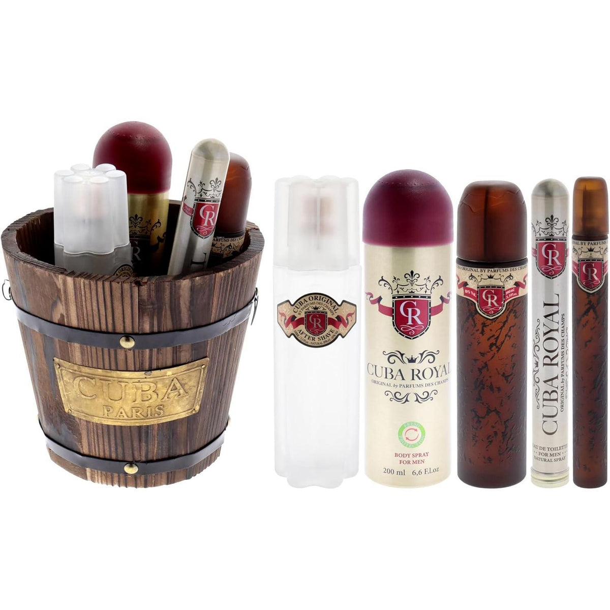 Set Cuba Royal 4Pzs 100Ml Edt Spray/ After Shave 100Ml/ Desodorante 200Ml Spray/ 35Ml Edt Spray - Hombre