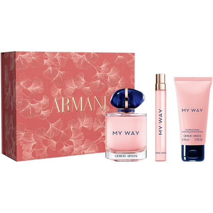 Set My Way 3Pzs 90Ml Edp Spray /Body Lotion 50Ml/ 10Ml Edp Spray - Mujer