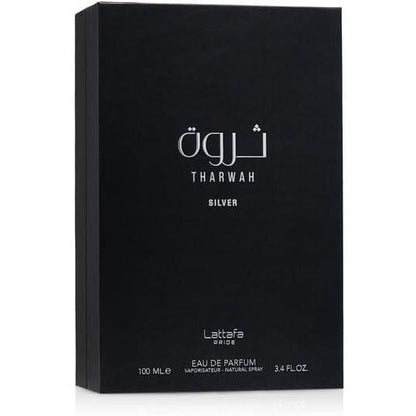 Tharwah Silver Lattafa 100ml Edp Spray - Hombre