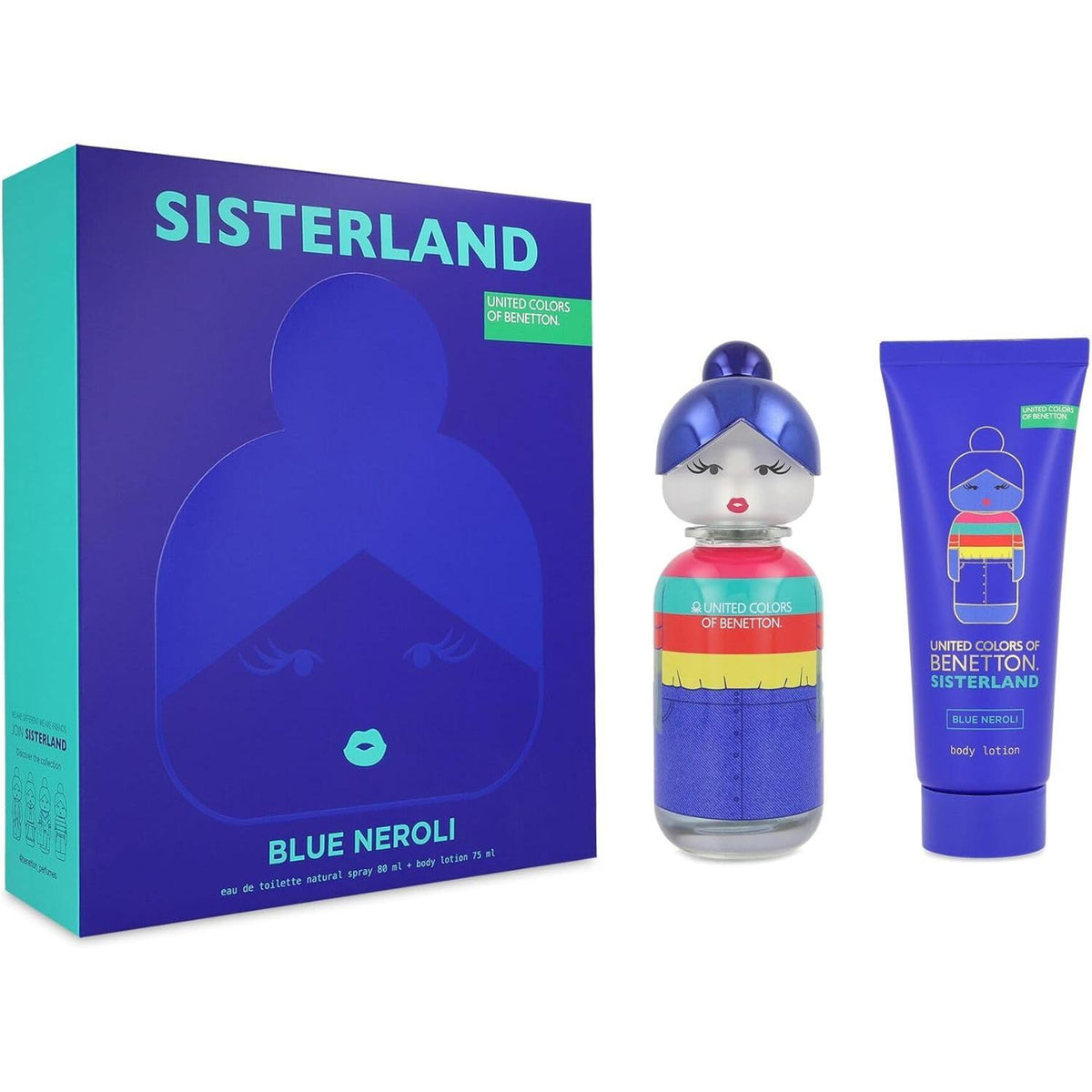 Set Sisterland Blue Neroli Dama Benetton 2 pz - Mujer