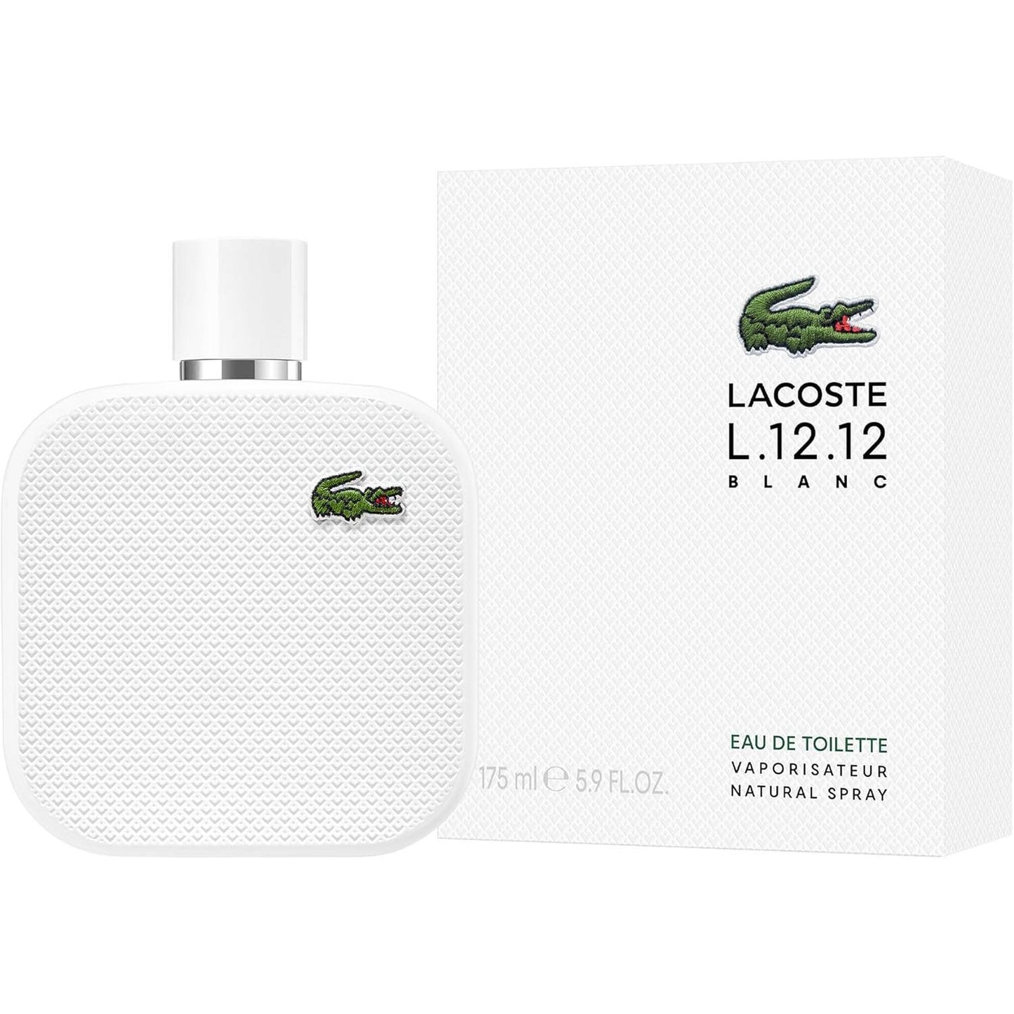 Eau De Lacoste L.12.12 Blanc Pure Lacoste 175 ml Edt Spray - Hombre