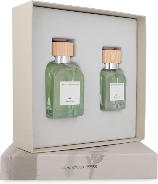 Set Adolfo Dominguez Agua Fresca 1993 2Pzs 120Ml Edt Spray/ 60Ml Edt Spray - Hombre