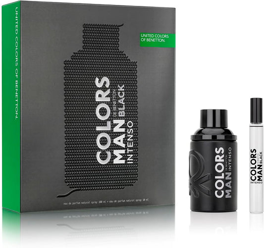 Set Colors Black Intenso 100Ml Edp Spray/ 10Ml Edp Spray - Hombre
