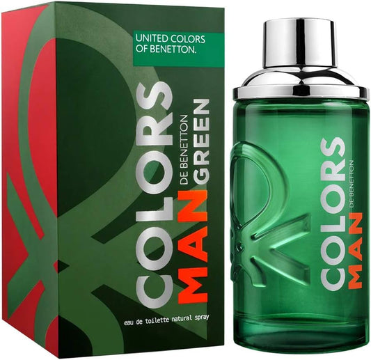 Colors Green Caballero Benetton 200 ml Edt Spray - Hombre