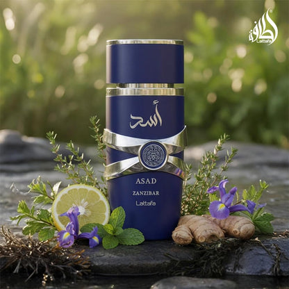 Asad Zanzibar Caballero Lattafa 100 ml Edp Spray - Hombre