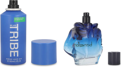 Set Benetton We Are Tribe 2Pzs 90Ml Edt Spray/ Desodorante 150Ml Spray - Hombre